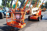 2021 JLG E450AJ ARTICULATING BOOM LIFT AERIAL LIFT WITH JIB ARM 45' REACH ELECTRIC 832 HOURS STOCK # BF9491739-NLE - United Lift LLC