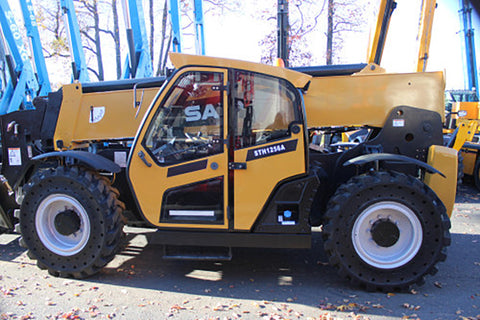 2021 SANY STH1256 12000 LB DIESEL TELESCOPIC FORKLIFT TELEHANDLER PNEUMATIC 4WD OUTRIGGERS CAB WITH HEAT AND AC 1271 HOURS STOCK # BF9995439-NLEQ - United Lift LLC