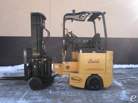 2015 BENDI B40AC 4000 LB CAPACITY 48 VOLT ELECTRIC FORKLIFT CUSHION 87/198" 3 STAGE MAST TURRET SIDE SHIFTING FORK POSITIONER 2045 HOURS STOCK # BF9225549-WIPA - United Lift LLC