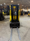 2018 HYSTER E50XN-33 5000 LB CAPACITY ELECTRIC CUSHION 89/194" 3 STAGE MAST SIDE SHIFTER 1267 HOURS PLUMBED 4 WAYS TO CARRIAGE STOCK # BF995429-BUF - United Lift LLC