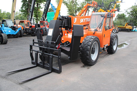 2019 JLG SKYTRAK 10054 10000 LB DIESEL TELESCOPIC FORKLIFT TELEHANDLER PNEUMATIC 4WD OUTRIGGERS HEATED CAB 2617 HOURS STOCK # BF9846489-NLE - United Lift LLC