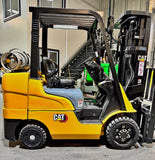 2020 CATERPILLAR 2C6000 6000 LB LP GAS FORKLIFT CUSHION 82/185" 3 STAGE MAST SIDE SHIFTER 972 HOURS STOCK # BF9115279-BUF