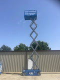 2007 GENIE GS3246 SCISSOR LIFT 32' REACH 24 VOLT ELECTRIC SMOOTH CUSHION TIRES 670 HOURS STOCK # BF999879-ARB - United Lift LLC