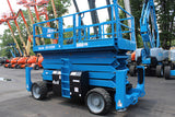 2015 GENIE GS5390RT SCISSOR LIFT 53' REACH DIESEL ROUGH TERRAIN 4WD 3569 HOURS STOCK # BF9365189-NLE - United Lift LLC