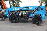 2019 GENIE GTH1056 10000 LB DIESEL TELESCOPIC FORKLIFT TELEHANDLER PNEUMATIC 4WD OUTRIGGERS OPEN CAB 2526 HOURS STOCK # BF9698059-NLE - United Lift LLC