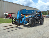 2018 GENIE GTH1056 10000 LB DIESEL TELESCOPIC FORKLIFT TELEHANDLER PNEUMATIC 4WD OUTRIGGERS OPEN CAB 2735 HOURS STOCK # BF9655219-WIBFL - United Lift LLC