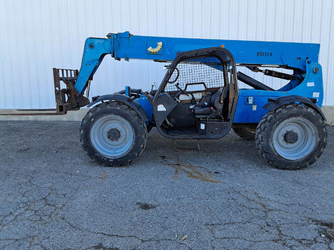 2015 GENIE GTH636 6000 LB DIESEL TELESCOPIC FORKLIFT TELEHANDLER PNEUMATIC 4WD OPEN CAB 1346 HOURS STOCK # BF9353069-WIBTX - United Lift LLC