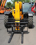 2016 JCB 509-42 9000 LB DIESEL TELESCOPIC FORKLIFT TELEHANDLER PNEUMATIC 4WD HEATED CAB 3109 HOURS STOCK # BF954785-NLE