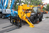 2024 JCB 510-56 10000 LB DIESEL TELESCOPIC FORKLIFT TELEHANDLER 4WD CAB WITH HEAT AND AC OUTRIGGERS 27 HOURS STOCK # BF91392829-NLE - United Lift LLC