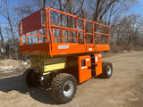 2018 JLG 330LRT SCISSOR LIFT 33' REACH DIESEL ROUGH TERRAIN 4WD 994 HOURS STOCK # BF9269549-RIL2 - United Lift LLC