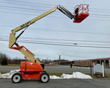 2017 JLG 600AJ ARTICULATING BOOM LIFT AERIAL LIFT WITH JIB 60' REACH DIESEL 4WD 2373 HOURS STOCK # BF9395149-PAB
