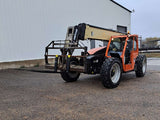 2016 JLG 642 6000 LB DIESEL TELESCOPIC FORKLIFT TELEHANDLER PNEUMATIC 4WD OPEN CAB 4473 HOURS STOCK # BF9407319-WIBTX - United Lift LLC
