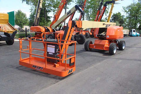2018 JLG 660SJ TELESCOPIC STRAIGHT BOOM LIFT AERIAL LIFT WITH JIB ARM 66' REACH DIESEL 4WD 2260 HOURS STOCK # BF9649129-NLE