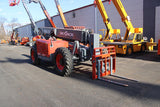 2022 SKYJACK SJ843TH 8000 LB DIESEL TELESCOPIC FORKLIFT TELEHANDLER PNEUMATIC 4WD 747 HOURS STOCK # BF964785-NLE