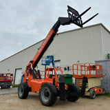 2016 JLG SKYTRAK 10054 10000 LB DIESEL TELESCOPIC FORKLIFT TELEHANDLER PNEUMATIC 4WD OPEN CAB OUTRIGGERS 2951 HOURS STOCK # BF9576479-WIB - United Lift LLC