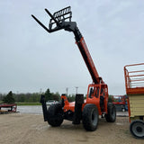 2016 JLG SKYTRAK 10054 10000 LB DIESEL TELESCOPIC FORKLIFT TELEHANDLER PNEUMATIC 4WD OPEN CAB OUTRIGGERS 2951 HOURS STOCK # BF9576479-WIB - United Lift LLC