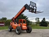 2016 SKYTRAK 6042 6000 LB DIESEL TELESCOPIC FORKLIFT TELEHANDLER PNEUMATIC 4WD OPEN CAB 2423 HOURS STOCK # BF9408529-WIB - United Lift LLC