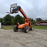 2016 SKYTRAK 6042 6000 LB DIESEL TELESCOPIC FORKLIFT TELEHANDLER PNEUMATIC 4WD OPEN CAB 2423 HOURS STOCK # BF9408529-WIB - United Lift LLC