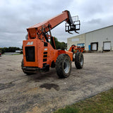 2016 SKYTRAK 6042 6000 LB DIESEL TELESCOPIC FORKLIFT TELEHANDLER PNEUMATIC 4WD OPEN CAB 2423 HOURS STOCK # BF9408529-WIB - United Lift LLC