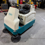 2017 TENNANT 6100 SUB-COMPACT FLOOR SWEEPER 36 VOLT ELECTRIC 338 HOURS STOCK# BF935329-BUF - United Lift LLC