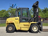 2006 YALE GDP210 21000 LB DIESEL FORKLIFT PNEUMATIC 143/147" 2 STAGE MAST DUAL DRIVE TIRES SIDE SHIFTER ENCLOSED CAB 6500 HOURS STOCK # BF9393130-RIL - United Lift LLC