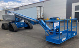 2015 GENIE S65 TRAX TELESCOPIC STRAIGHT BOOM LIFT AERIAL LIFT WITH JIB ARM 65' REACH DIESEL 4WD 3451 HOURS STOCK # BF9879549-NLEQ - United Lift Equipment LLC