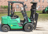 2008 MITSUBISHI FD25N 5000 LB LP GAS FORKLIFT PNEUMATIC 83/188 3 STAGE MAST 3140 HOURS STOCK # BF9110259-PEIL - United Lift Used & New Forklift Telehandler Scissor Lift Boomlift